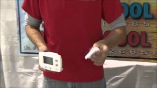 How to change thermostat batteries [upl. by Nodmac]