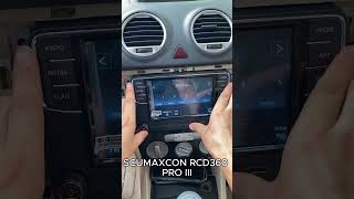 Adding Wireless CarPlay and Android Auto to VW Jetta – SCUMAXCON RCD360 PRO3 [upl. by Adnic]