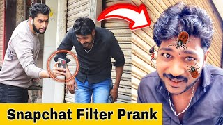 Snapchat Funny Filter Prank  Prakash Peswani Prank [upl. by Aramo]