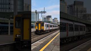 TfW 150262 departs Cardiff Central with two tone [upl. by Aihsenyt570]