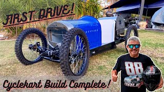 First Cyclekart Build Ep5  First Drive and Walkaround Model A Ford Replica [upl. by Link]