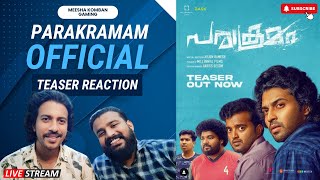 Parakramam OfficialTeaser Reaction Arjun Ramesh Dev Mohan Siju Sunny Sona Olickal Amith Mohan [upl. by Stu138]