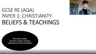 GCSE RELIGIOUS STUDIES CHRISTIANITY  BELIEFS amp TEACHINGS AQA PAPER 1 [upl. by Heath]