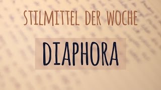 Stilmittel der Woche Diaphora [upl. by Niawat]