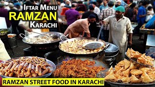 Ramzan ki Ronaq in Pakistan Street Food I Samose I Pakode I Chana Chaat Papri I Biryani I Roll [upl. by Pentha41]