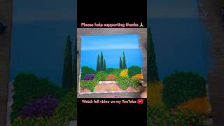 Sunny Sky Painting shorts painting satisfying video viral [upl. by Nicki753]