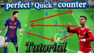 How to build quick counter attack 💔❤️‍🩹efootball tutorial pes [upl. by Miller576]