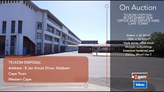 TELKOM PORTFOLIO Office and Service Yard Ndabeni Cape Town Western Cape On Auction 5 December 2024 [upl. by Maite655]