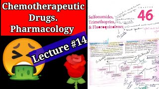 Chemotherapeutic drugs pharmacology lecture14 chapter 46 Sulfonamides chemotherapy lecture [upl. by Durant199]