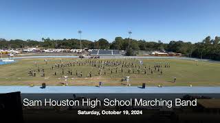 Sam Houston High School Marching Band at the DeRidder Marching Festival 2024 [upl. by Johnny]