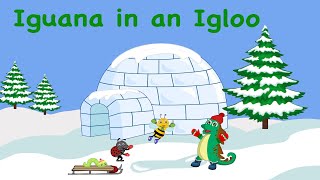 Iguana in an Igloo  Positional Words  Letter I Story  Prepositions  Easy to Read Story [upl. by Felt206]