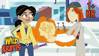 Pumpkin Carving with Aviva and Jimmy  Happy Halloween  New Compilation  Wild Kratts [upl. by Naujled]