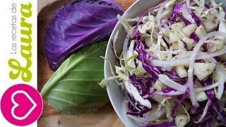 Ensalada de Repollo con Pepino ♥ Cabbage Salad with Cucumber [upl. by Enidanreb]