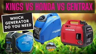 Kings vs Honda vs Gentrax Generator [upl. by Morganstein]