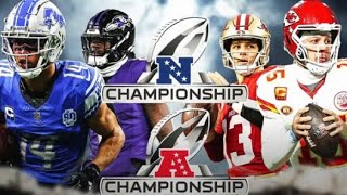 NFL Championship Round 2024 Friday Hangout Stream [upl. by Guidotti]