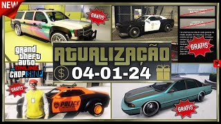 GTA V Online Atualização 04012024 Novo Carro Declasse Park Ranger e Mais [upl. by Anelrad]