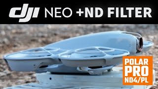 DJI NEO ND4 PL FILTER FOOTAGE [upl. by Dulcia]