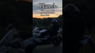 planA planb bmws1000rr superbike fun zx10rkawasaki business mindset youtube viral shorts [upl. by Alliehs139]