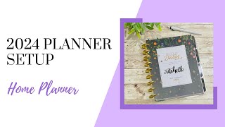 2024 PLANNER SETUP  Home planner [upl. by Nagard]