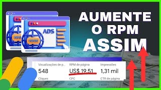 COMO ORGANIZAR OS ANÚNCIO E AUMENTAR O RPM DO ADSENSE [upl. by Chainey]