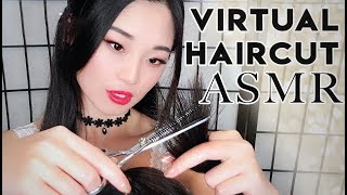 ASMR Virtual Haircut with REAL Hair [upl. by Eirruc293]