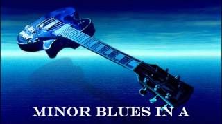 Blues in A minor Backing Track [upl. by Senoj]