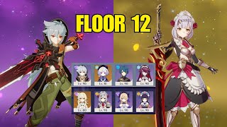 Razor amp Noelle Main DPS  Genshin Impact 38 Spiral Abyss Floor 12 [upl. by Hoppe]