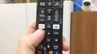 Disattivare Tasti Scelta Rapida Rakuten tv Netflix Prime Video su Smart Tv Samsung [upl. by Bernita]