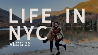 VLOG 26  Life in NYC  fall days in New York amp New England road trip travel diary [upl. by Euqinu304]