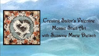 Sailors Valentine Shell Mosaic Art [upl. by Annekcm]