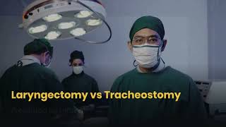 Difference between Laryngectomy and Tracheostomy  Laryngectomy vs Tracheostomy [upl. by Adnolohs]