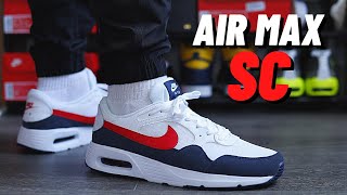 BEST AIR MAX UNDER £100 Nike AIR MAX SC On Foot Review [upl. by Turnheim]