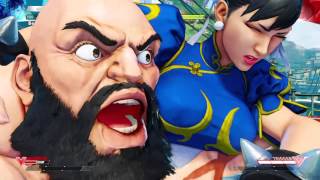 SFV 3rd Beta ChunLi vs Zangief [upl. by Joseito]