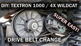 20112019 Arctic Cat  Textron Wildcat 4x 1000 Drive Belt Change Replacement How To [upl. by Egbert]