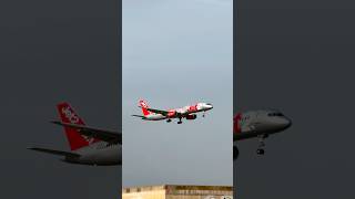 Jet2 B752 windy landing at Málaga 🇪🇸 [upl. by Ennahs]