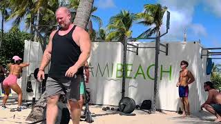 Watch Muscle Beach in Miami Lummus Park Walking Video November 2023 [upl. by Fougere]