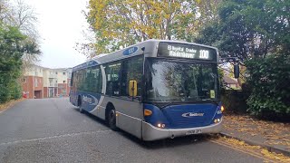 Tracking as 6408  Ride on Metrobus Fastway Scania N230UB OmniCity  6632 YN08 DFY  Route 100 [upl. by Kiki116]