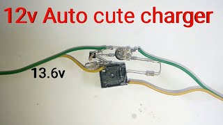 Automatic 12v battery charger  how to make auto cut battery charger  battery charger cut [upl. by Mellicent]