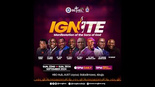 RCCG BCC IGNITE 2024  Manifestation of the Sons of God  Day 4  25th September 2024 [upl. by Hanas870]