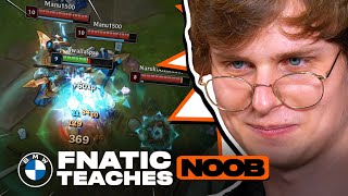 UPSET coaches NOOB KaiSa ADC  BMW Fnatic Teaches Noob 2021 [upl. by Iphigenia]