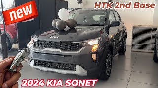 2024 NEW KIA SONET HTK 2nd BASE  SONET FACELIFT HTK DETAILED WALKAROUND [upl. by Auhsuoj]