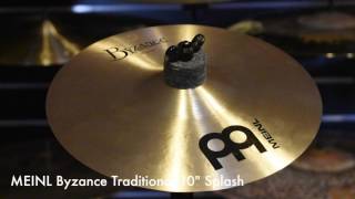 MEINL Byzance Traditional 10quot Splash  Handpicked by dD Drums [upl. by Ciapas]