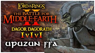 3 SAAT SÜREN UPUZUN FFA 1v1v1  BFME 2 ROTWK  Dagor Dagorath Sargon Patch [upl. by Einafets]