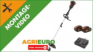 Montagevideo AkkuRasentrimmer WORX NITRO WG186E9 [upl. by Abshier13]