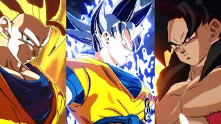 ALL GOKUS FORMS  TRANSFORMATIONS  SPECIAL amp ULTIMATE MOVES DRAGON BALL SPARKING ZERO [upl. by Eimma]