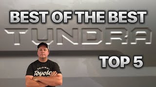 Toyota Tundra Top 5 Of All Time [upl. by Ossie]