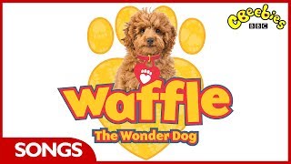 CBeebies Songs  Waffle The Wonder Dog  Theme Song [upl. by Tiloine548]