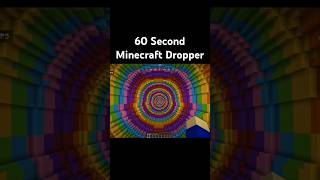 60 Second Minecraft Dropper minecraft minecraftdropper minecraftshorts [upl. by Elleahcim]