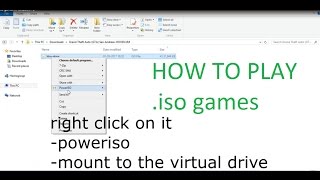 How To Install and play iso games on a Windows PC [upl. by Atirhs]