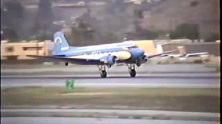 Air Grand Canyon Yosemite DC3C Landing at BUR [upl. by Gnouhk]